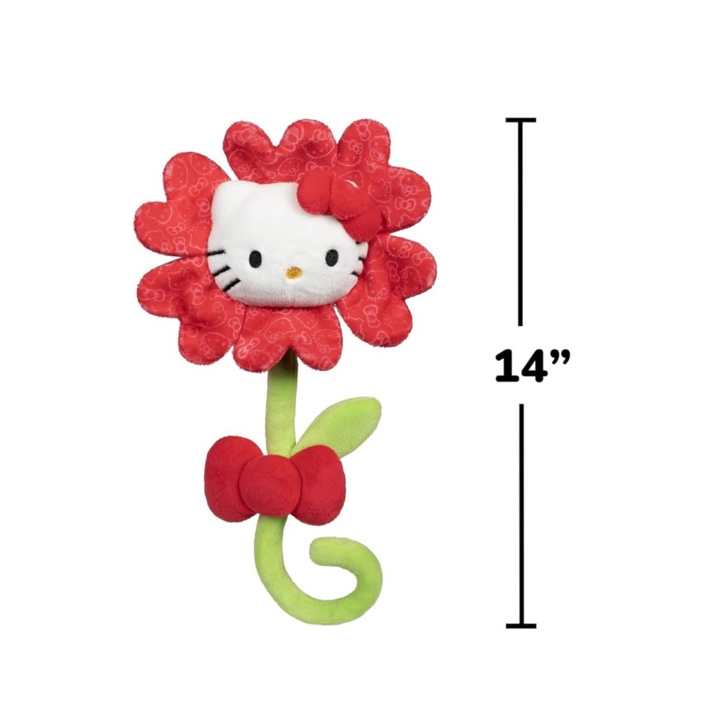 🆕 Hello Kitty flower plush 😻 - Picture 2 of 6